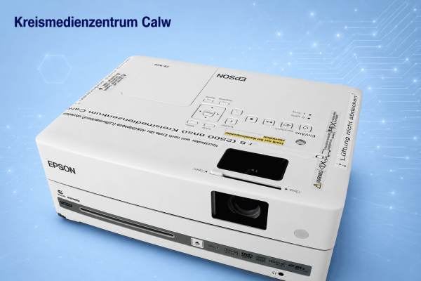 Epson Beamer im Einsatz im Kreismedienzentrum Calw für Schulprojekte.